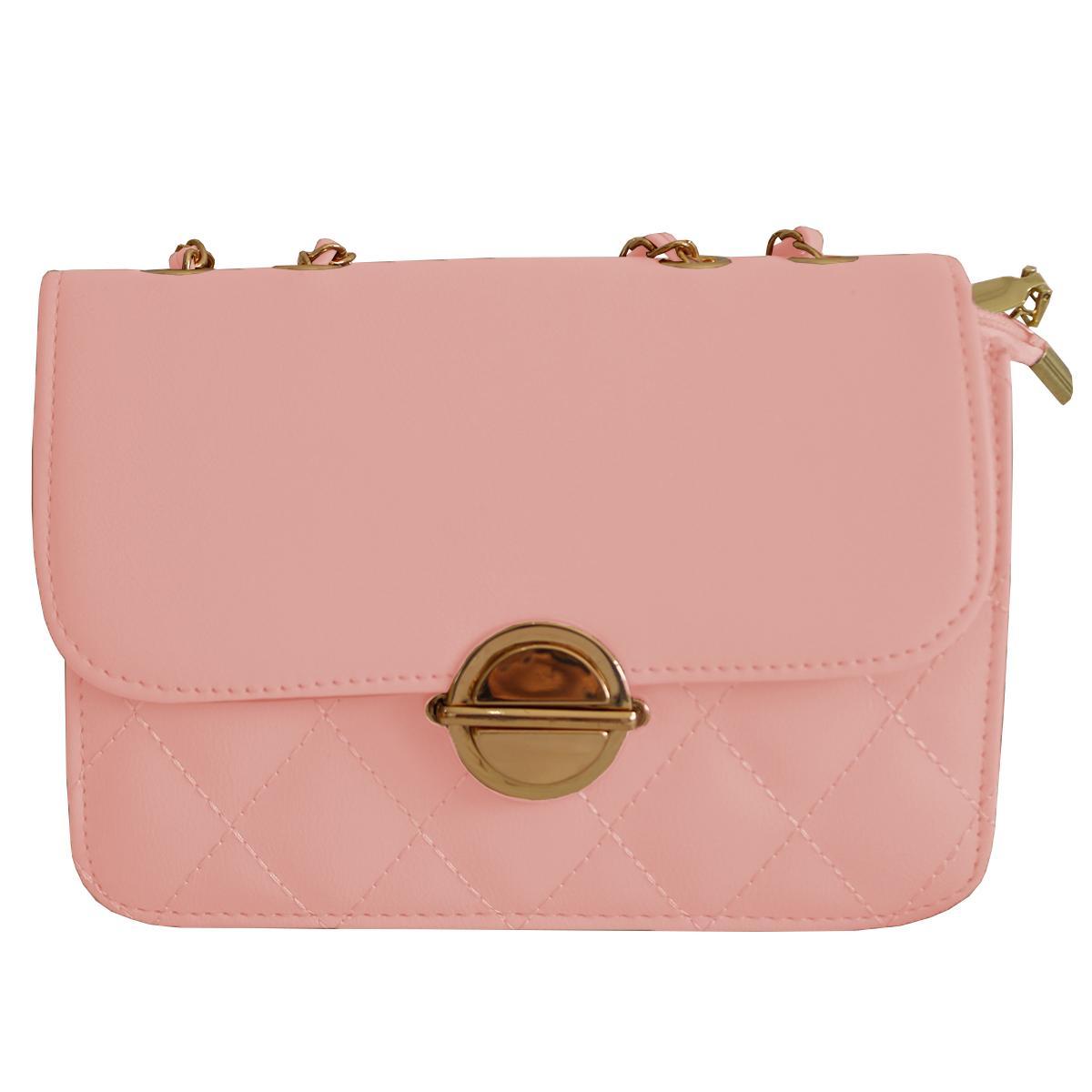 Miniatura Bolsa Transversal Tiracolo Bolsinha Ombro Feminina Corrente