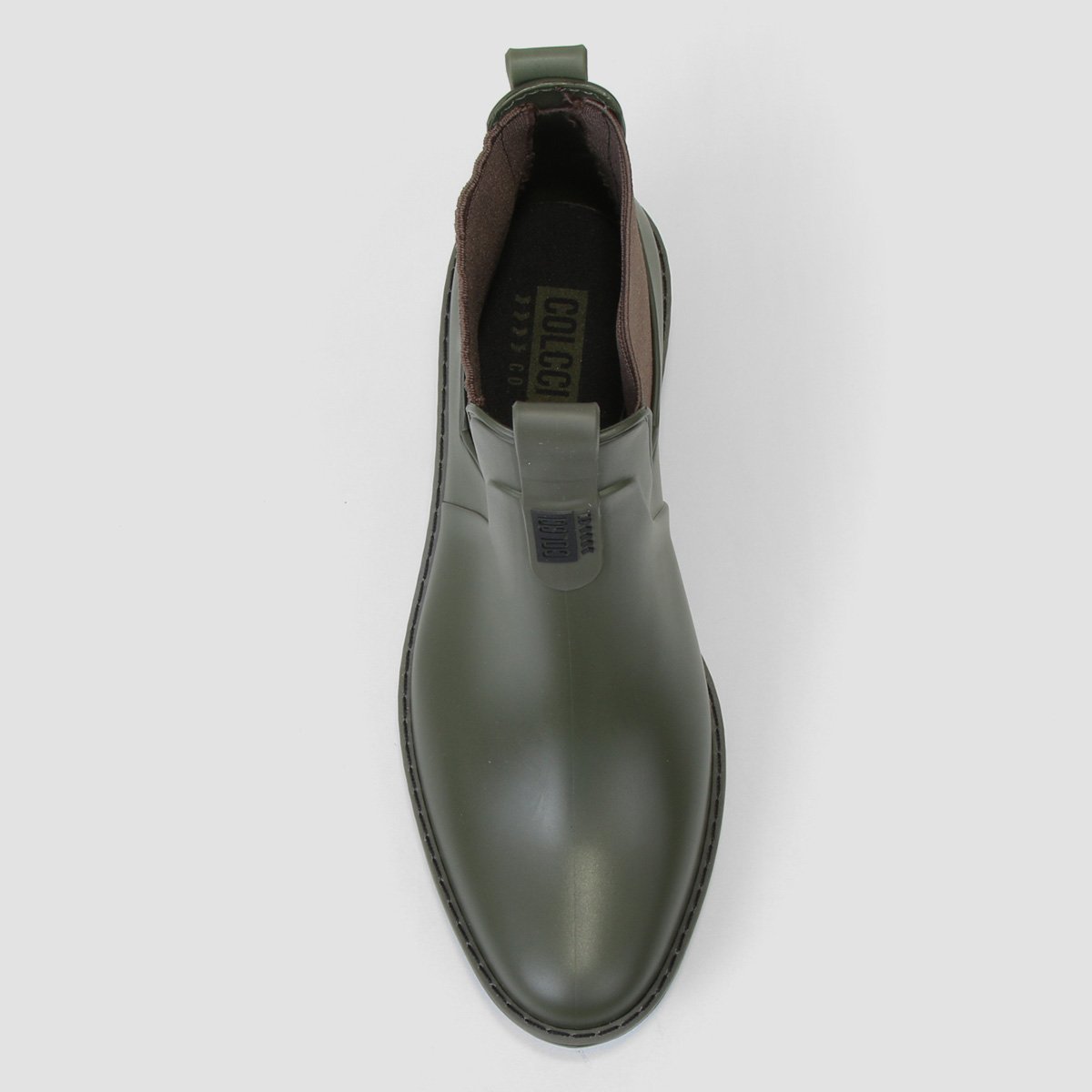 Miniatura Bota Chelsea Colcci Tratorada Feminina Verde - 35/36