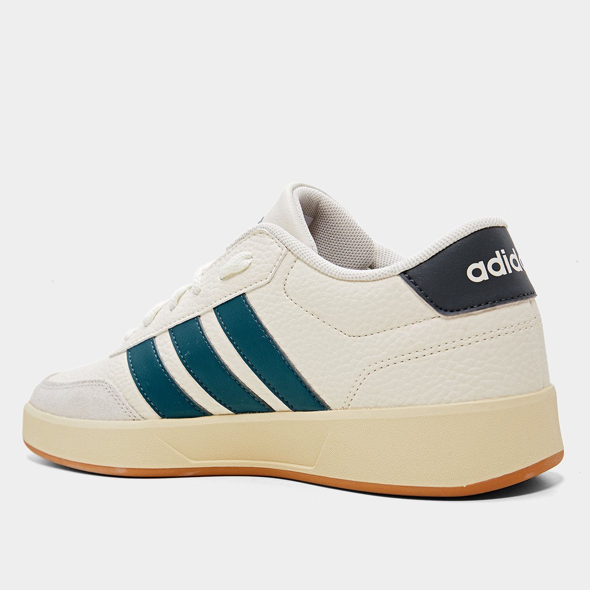 Miniatura Tênis Adidas Breaknet Branco+Verde - 34