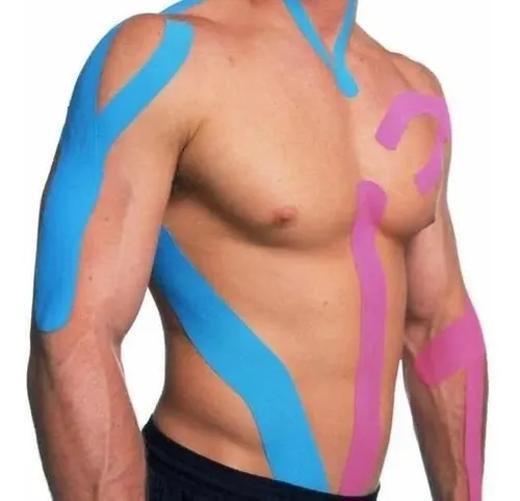 Miniatura Fita Kinesio Tape Bandagem Elástica Funcional Adesiva Sports