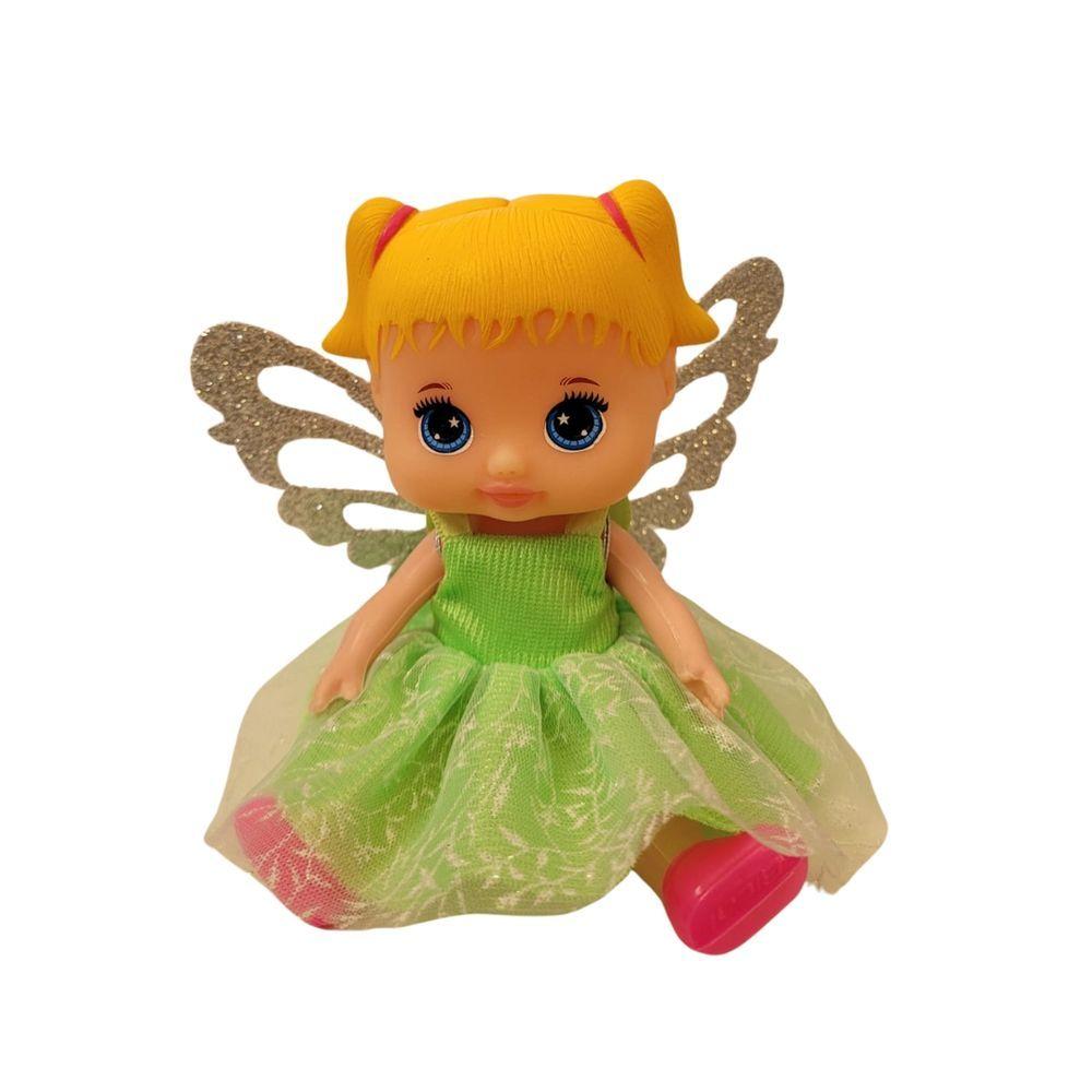 Miniatura Boneca Lolinha Fadinha Verde - Anjo Toys