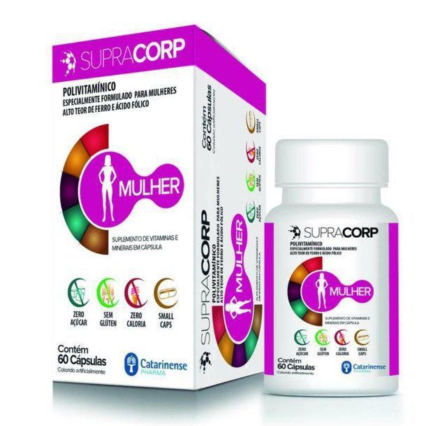 Miniatura Kit Com 05 - Polivitamínico Supracorp Mulher Com 60 Cápsulas