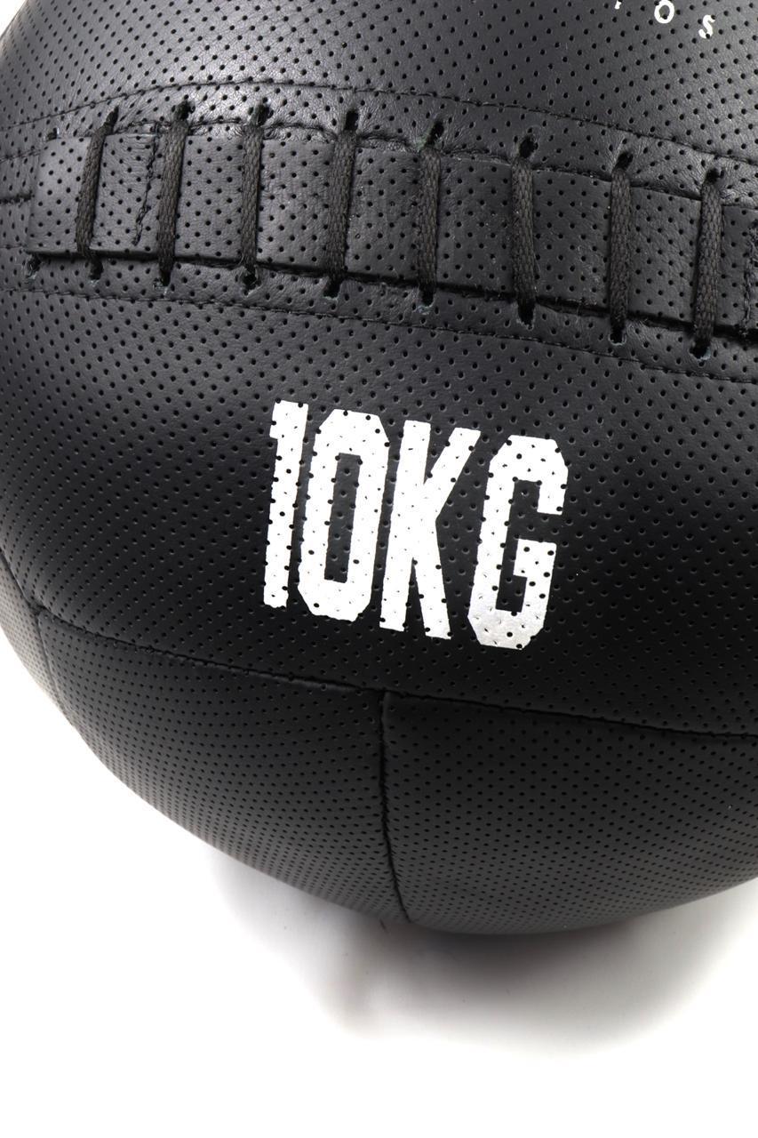 Miniatura Wall Ball 10Kg Couro Crossfit E Ginastica Megagym