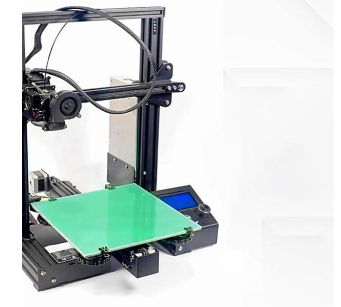 Miniatura Base Fibra De Vidro Fr4 235X235Mm Para Mesa Creality Ender 3