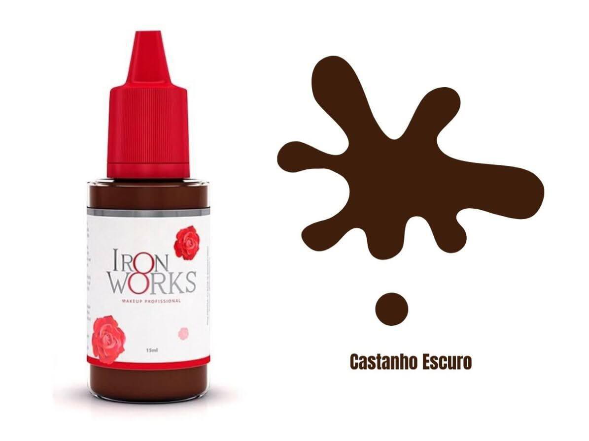 Miniatura Pigmento Iron Works - Castanho Escuro - 15Ml