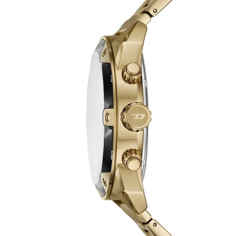 Miniatura Relógio Diesel Spiked Masculino Dourado Dz4678B1 P2Kx