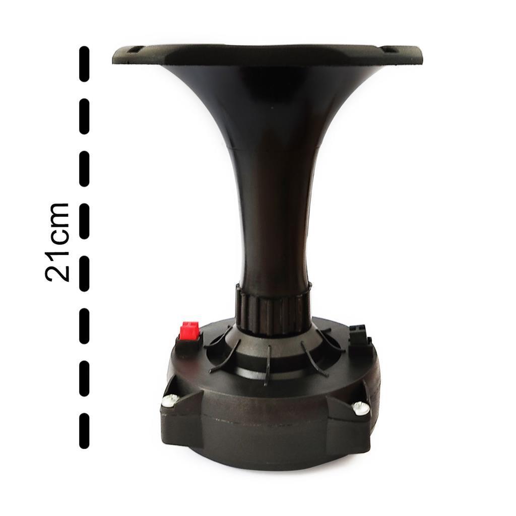 Miniatura Kit 2 Driver Corneta Curta 2 Super Tweeter Tuiter 100W Hiken