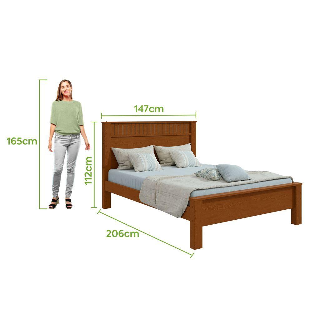 Miniatura Cama Casal Athenas - Lopas Frassino