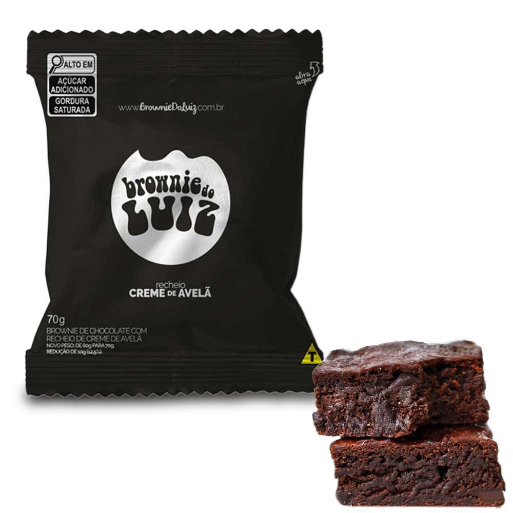 Miniatura Brownie Do Luiz Creme De Avelã Kit 3 Unidades De 70G