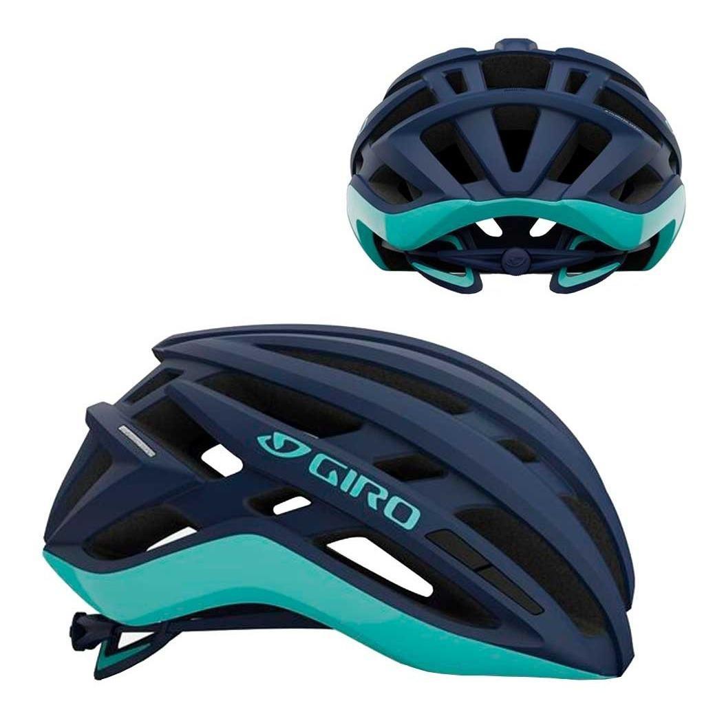 Miniatura Capacete Feminino Ciclismo Mtb Agilis Azul E Verde Tam P