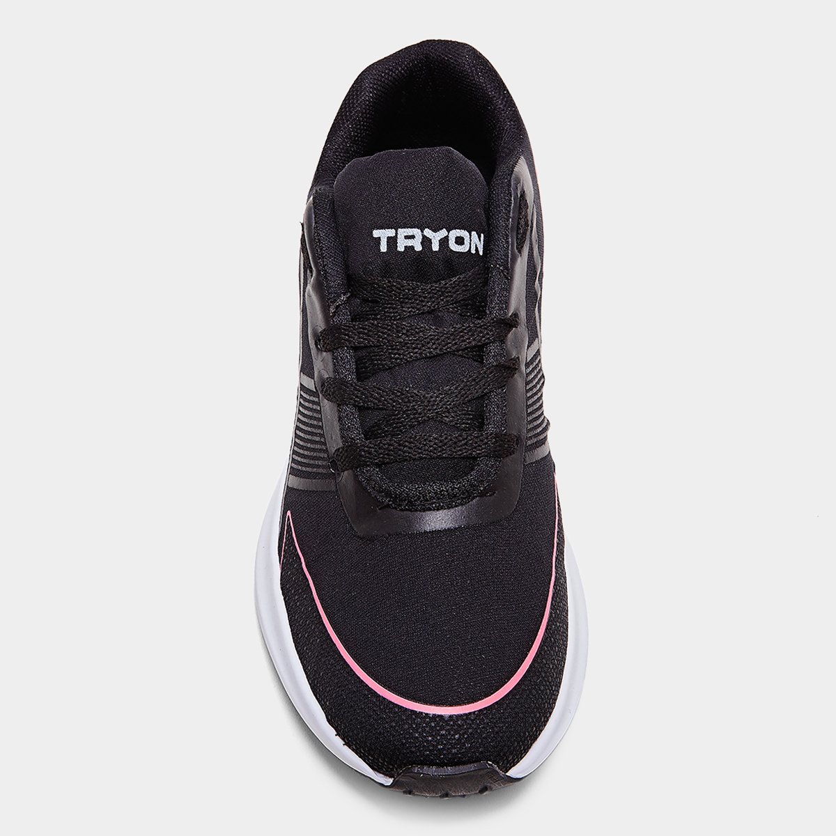 Miniatura Tênis Tryon Atlanta Feminino Preto+Pink - 34