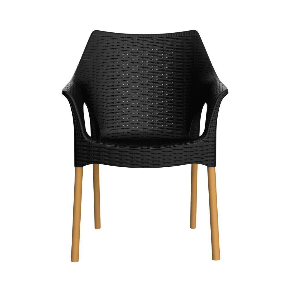 Miniatura Cadeira Relic Wood Cor Preto