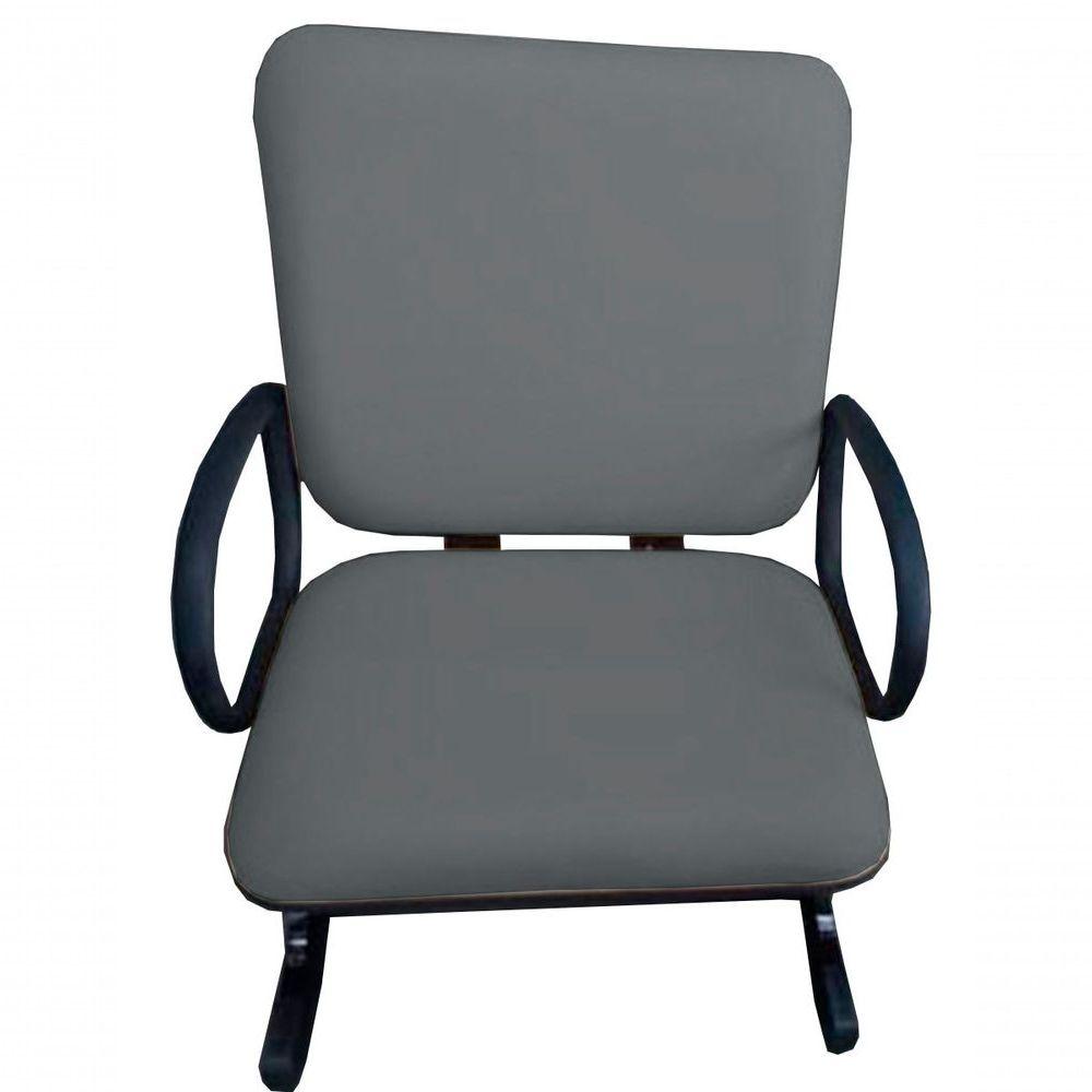 Miniatura 02 Cadeiras Para Escritório Para Obesos Até 250kg Cinza