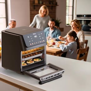 Miniatura Fritadeira Elétrica Air Fryer Philco Oven PAF11B 11L Porta Removível - Preta 110V