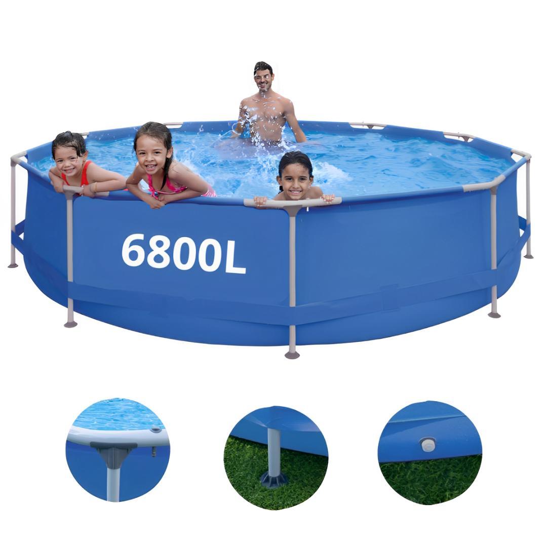 Miniatura Piscina 6800 Litros Estruturada Com Válvula De Drenagem