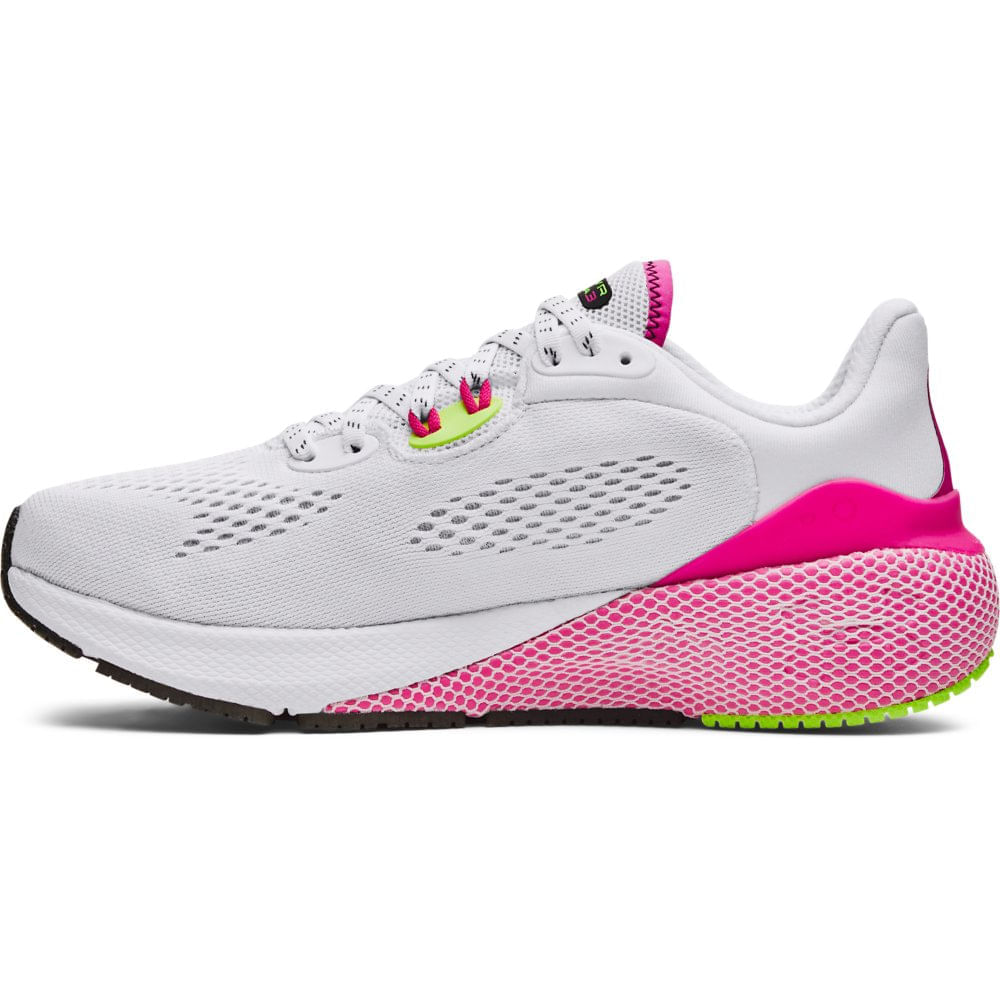 Miniatura Tênis de Corrida Feminino Under Armour Machina 3 34 Branco