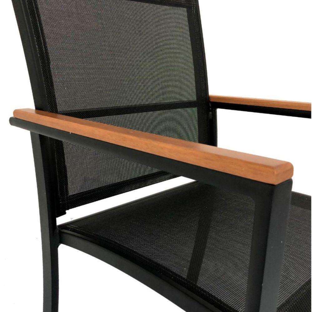 Miniatura Cadeira Poltrona Perpétua Tela Sling Preto