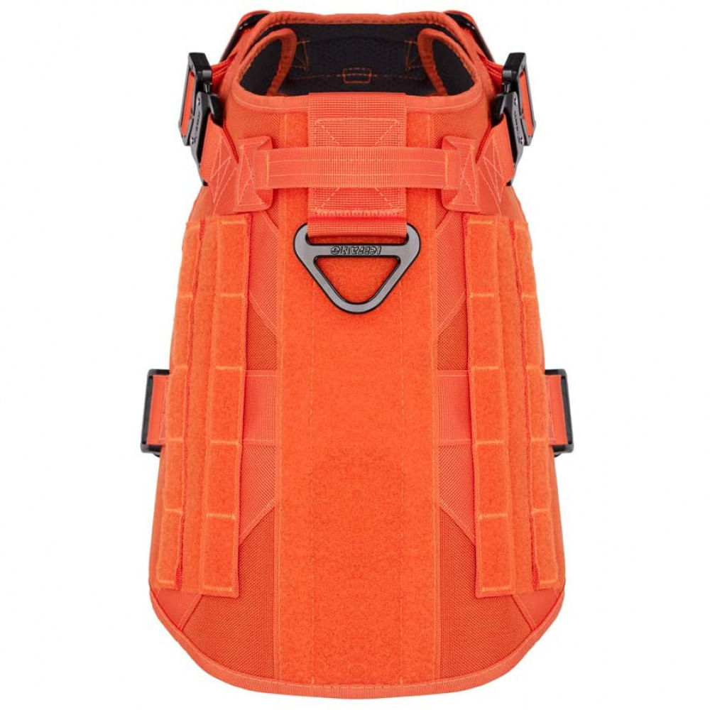 Miniatura ICEFANG Arreio Tático para Cães com 2 Fivelas de Metal Extra G rande