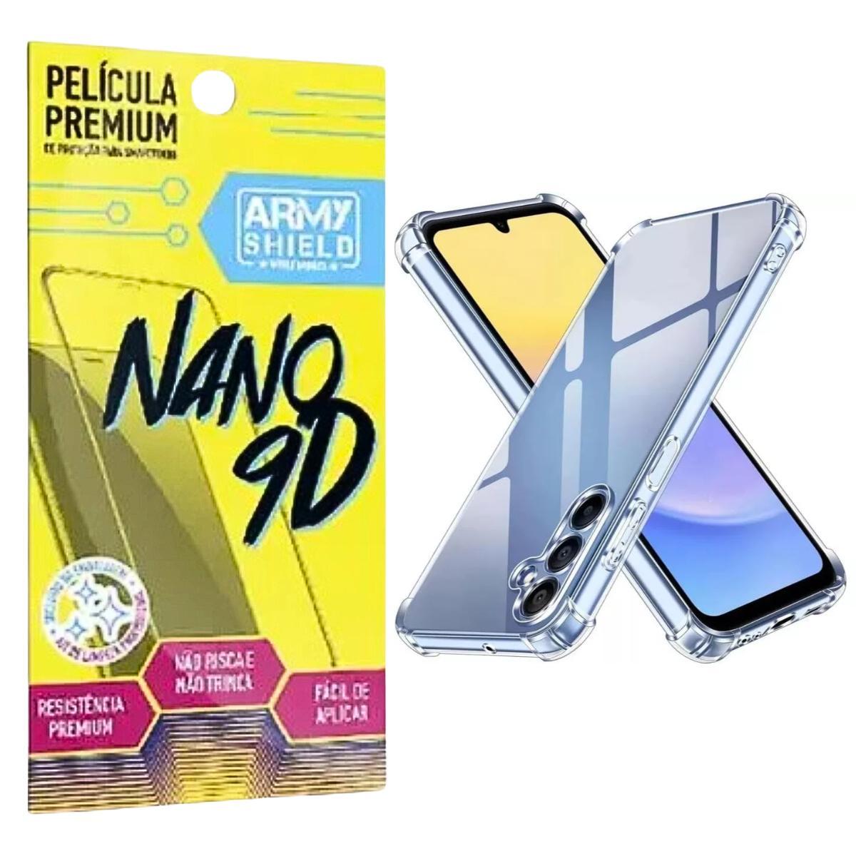 Miniatura Capinha Galaxy A16 + Película De Cerâmica 9D Armyshield
