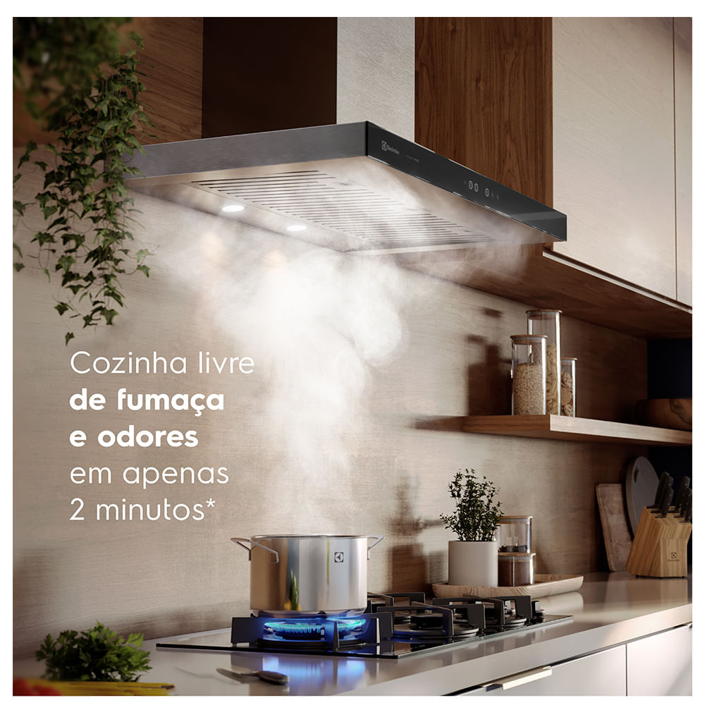 Miniatura Coifa de Parede Electrolux 90cm Inox Home Pro