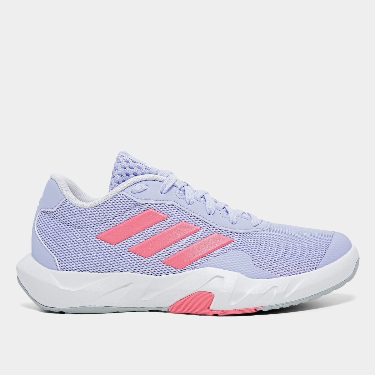 Miniatura Tênis Adidas Amplimove Trainer Feminino Roxo+Rosa - 34