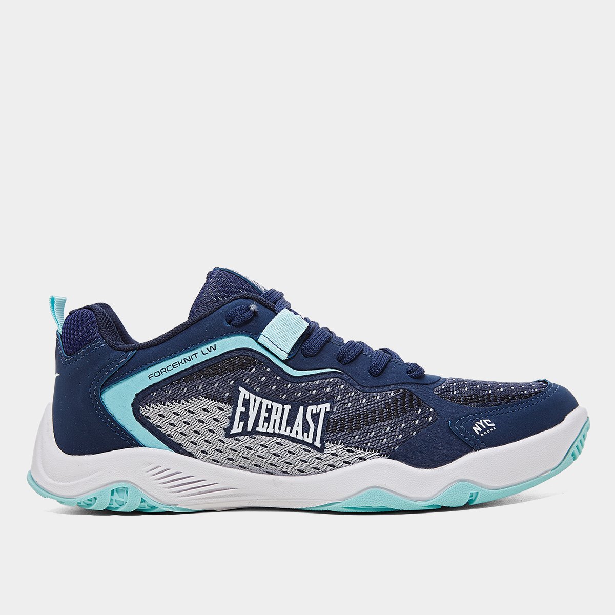 Miniatura Tênis Everlast Forceknit LW Feminino Azul+Verde - 35
