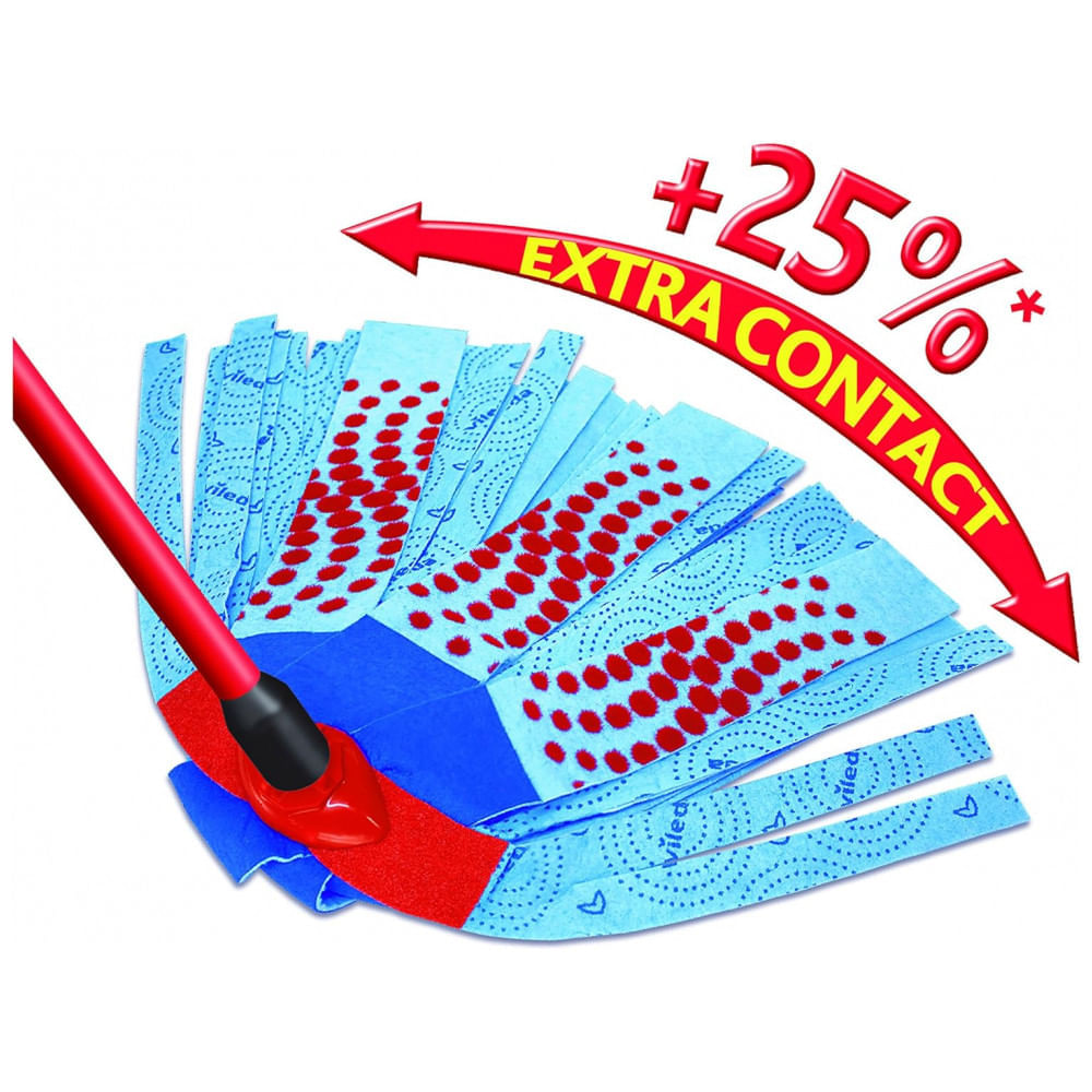 Miniatura Mop de Limpeza com Recarga Extra Vileda SuperMocio 3Action XL