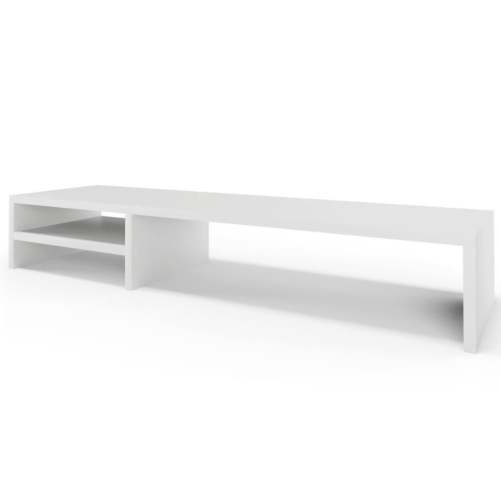 Miniatura Suporte Para Monitor Stand Home Office Lap 90 Cm L03 Branco - Lyam