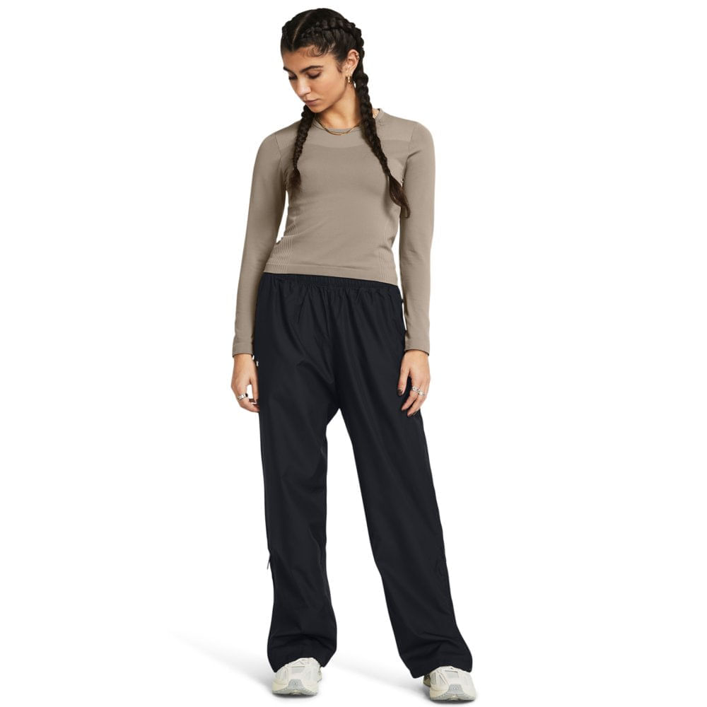 Miniatura Camiseta Manga Longa de Treino Feminina Under Armour Vanish Elite Samless Bege - G