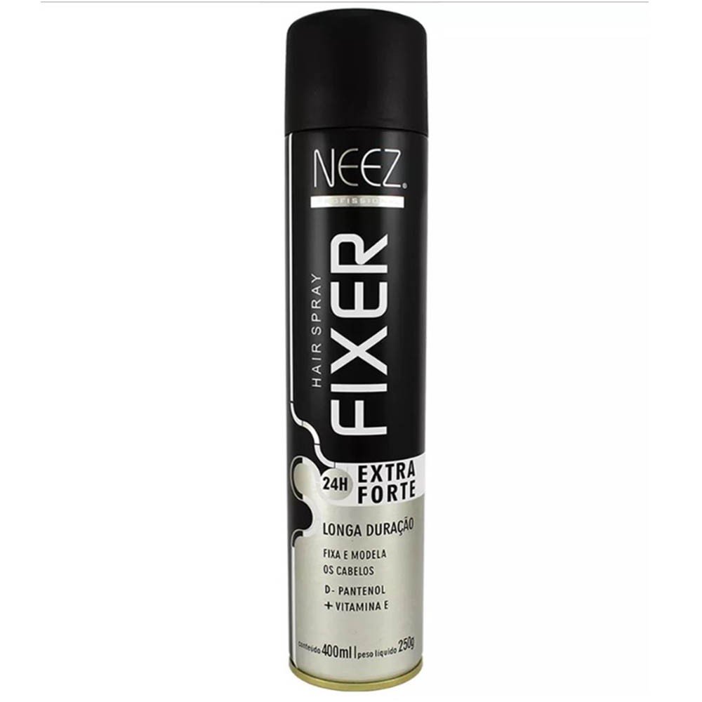 Miniatura Fixador de Cabelo Hair Spray Neez Fixe Extra Forte 400ml