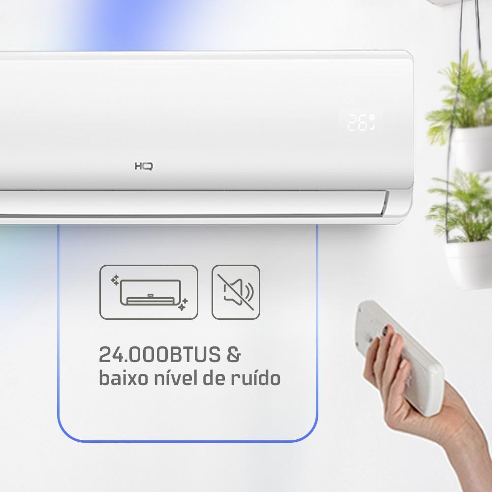 Ar Condicionado Split HQ Hi Wall Inverter 24.000 BTUs Quente e Frio Branco VIHT24KCH3S2S23 - 220V Monofásico