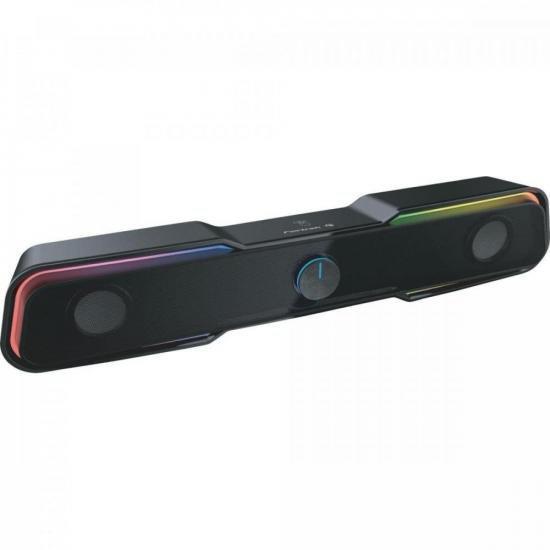 Miniatura Soundbar Gamer Para Pc Black Hawk Fortrek G