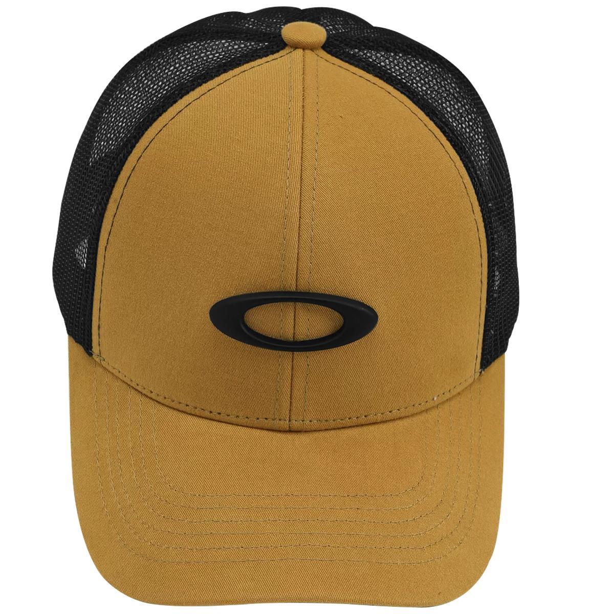 Miniatura Boné Oakley Metal Ellipse Trucker Hat Amarelo