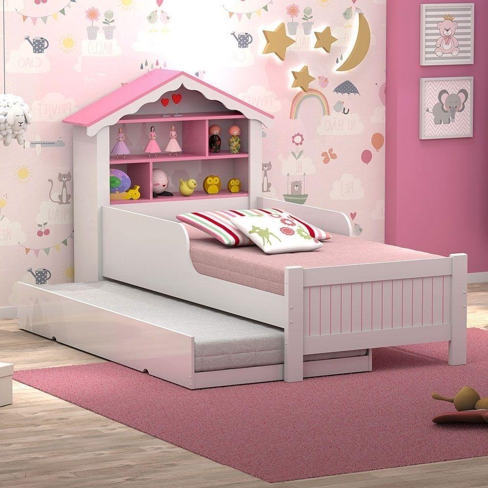 Miniatura Bicama Casinha Menina Juvenil Com Colchões