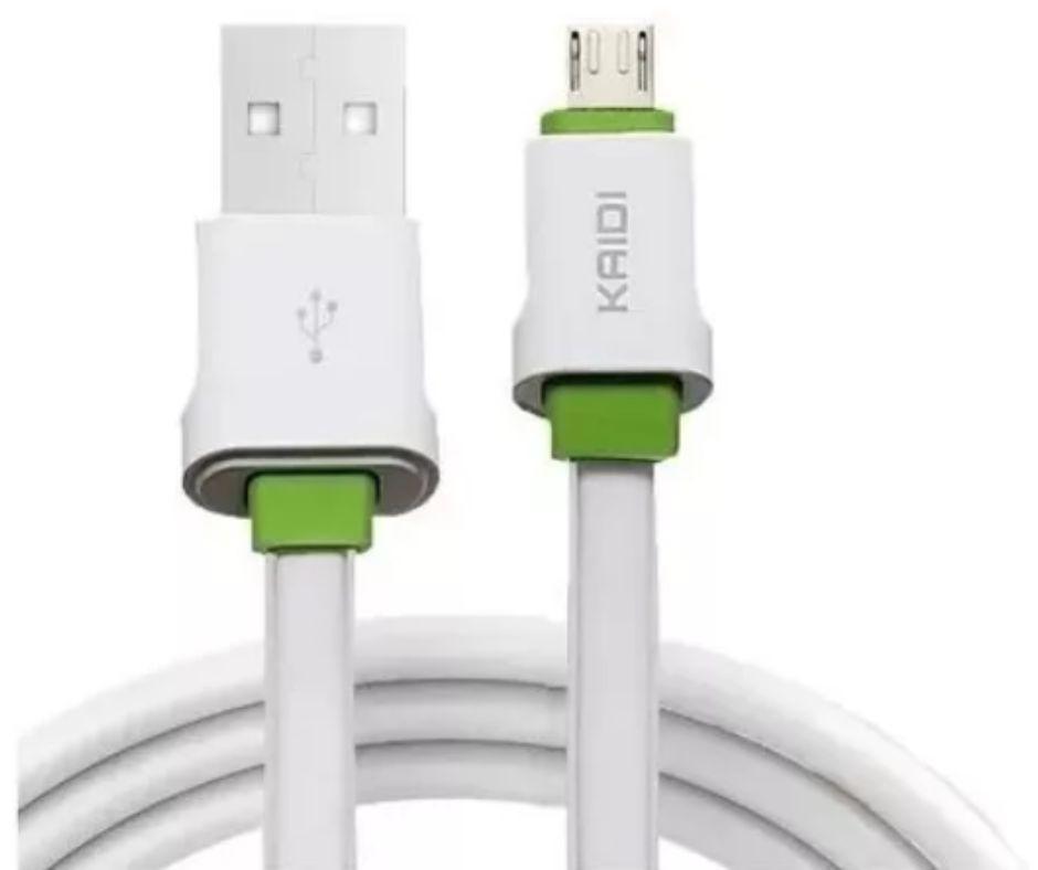 Miniatura Fonte Carregador Kaidi Kd-550 18W + Cabo Micro Usb Reforçado
