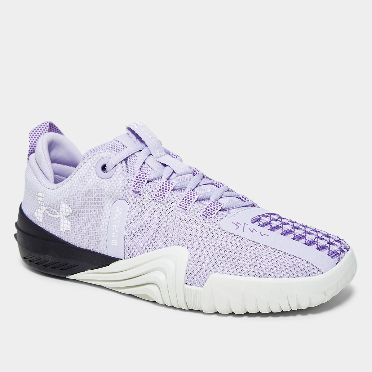 Miniatura Tênis Under Armour W TriBase Reign Feminino Lilás+Branco - 34