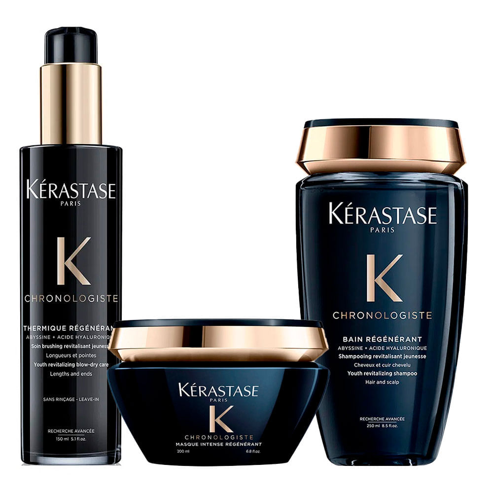 Miniatura Kérastase Chronologiste Regenerant Kit - Shampoo + Máscara + Leave-In Kit