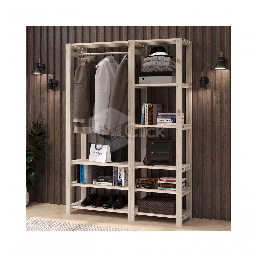 Miniatura Arara Dupla Organizadora Decorativa Madeira Rustica Vintage