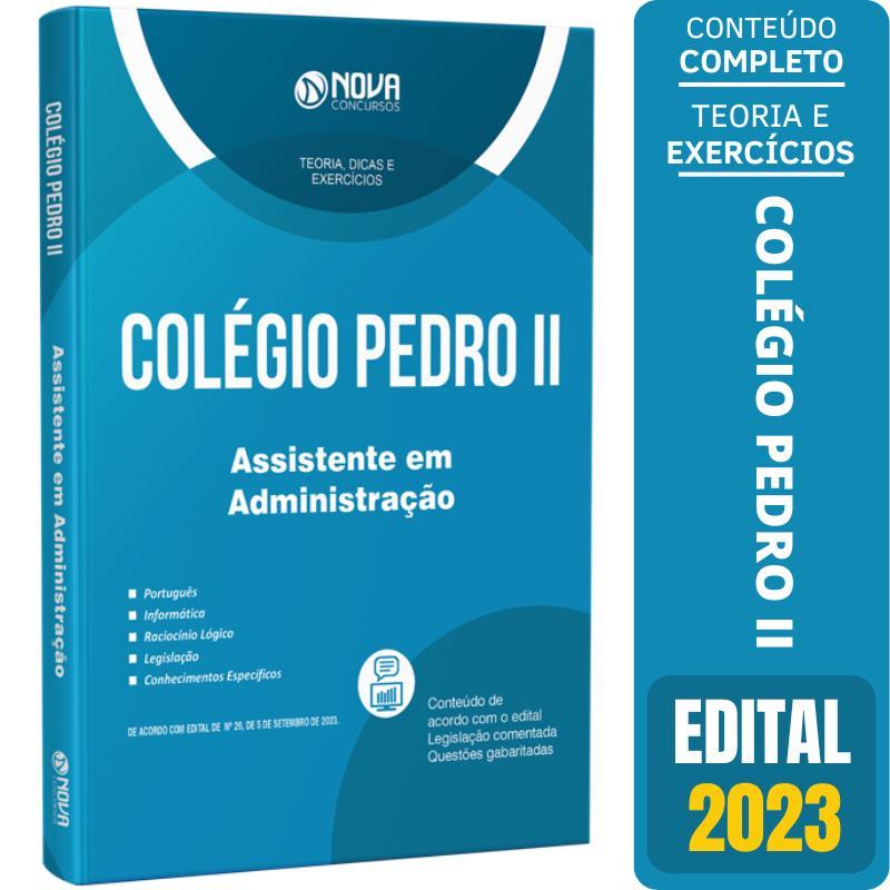 Miniatura Apostila Colégio Pedro 2 2024 - Assistente Em Administração