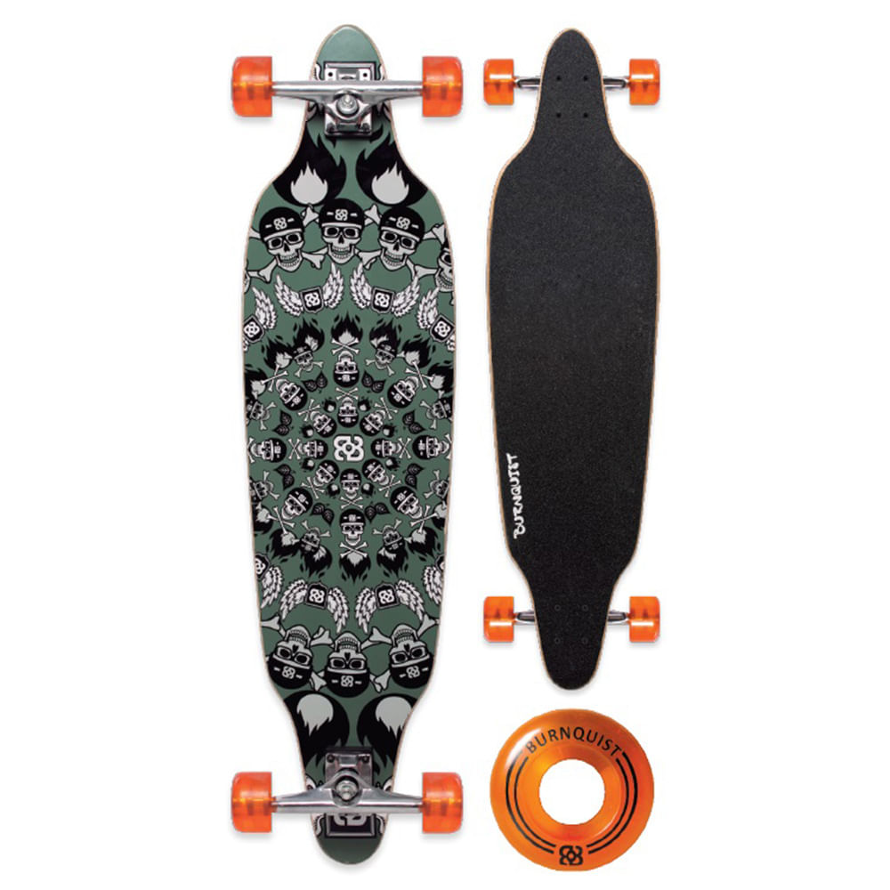 Miniatura Skate Longboard Bob Burnquist ES014 39 3/8" x 10"