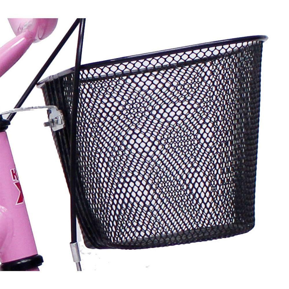 Miniatura Bicicleta Aro 20 Bike Infantil Meninas Feminina Com Cesta Saidx Rosa