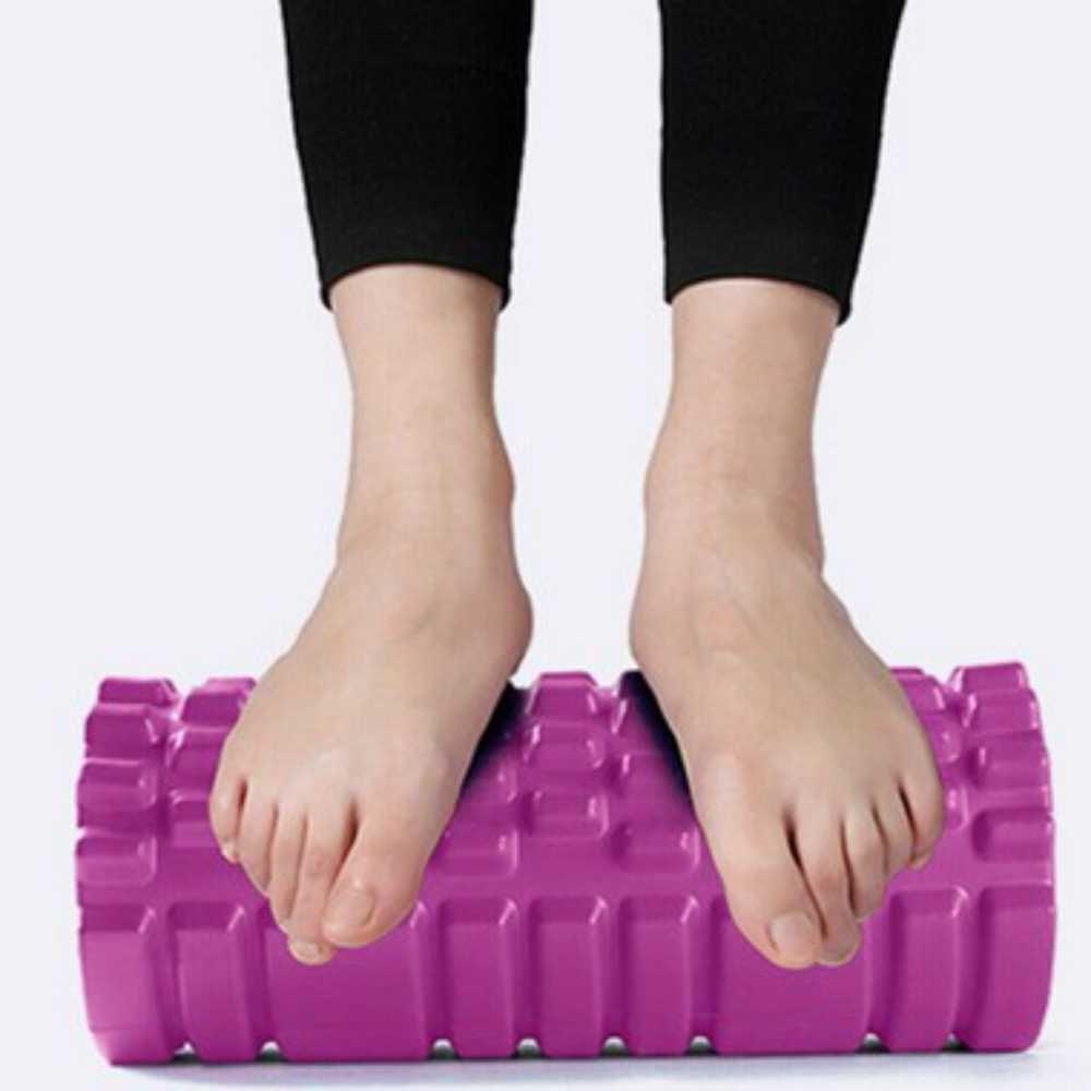 Rolo Massagem Foam Roller Liberação Miofascial Crossfit Rosa