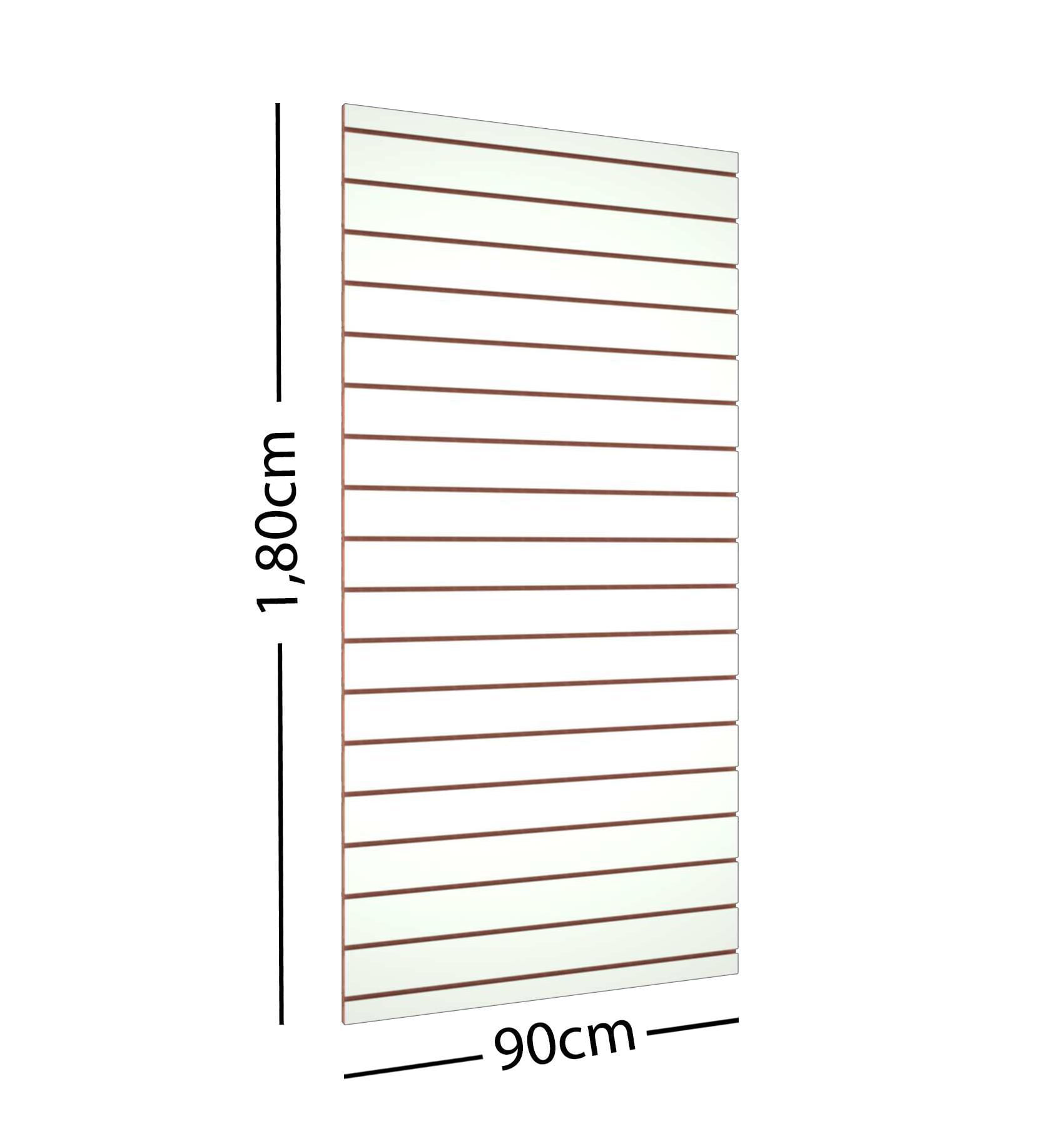 Miniatura Painel Canaletado Branco Mdf 18Mm 90Cmx180Cm