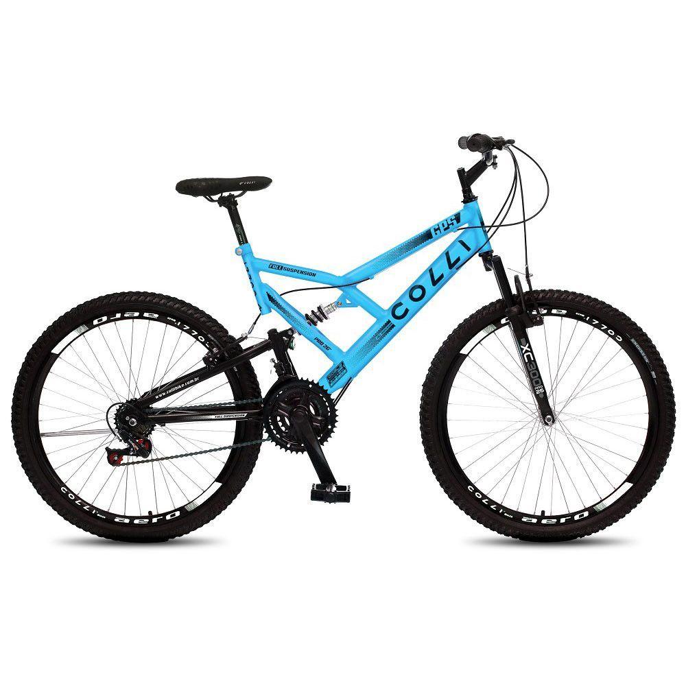 Miniatura Bicicleta Gps26 Aro 26 V-brake Colli Azul