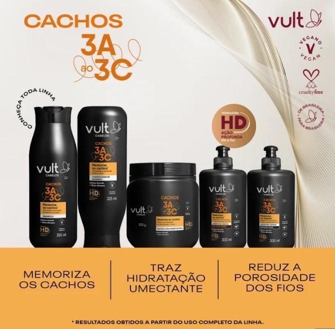 Miniatura Condicionador Intensivo Vult Cabelos Cachos 3A A 3C 325Ml