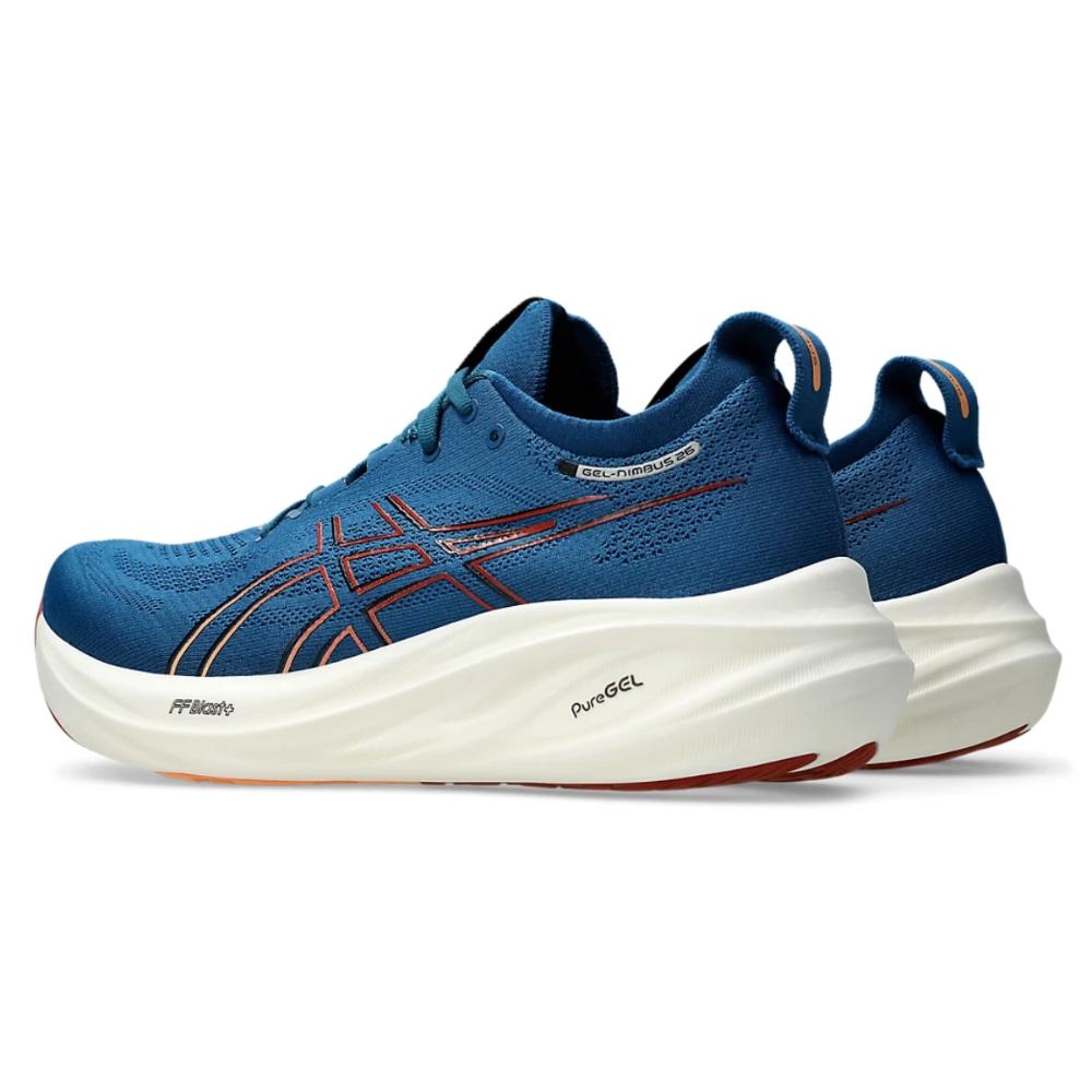 Miniatura Tênis Asics Gel-Nimbus 26 Masculino AZUL/LARANJA - 39