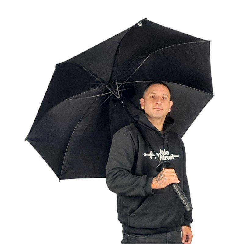 Miniatura Guarda - Chuva Temático Cabo Katana Abertura Automática