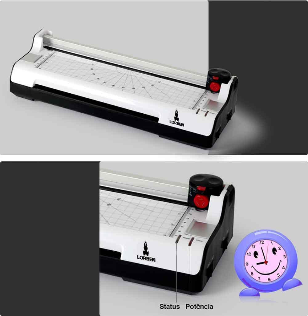 Plastificadora Laminadora Refiladora Lorben 5X1 A4 Documento
