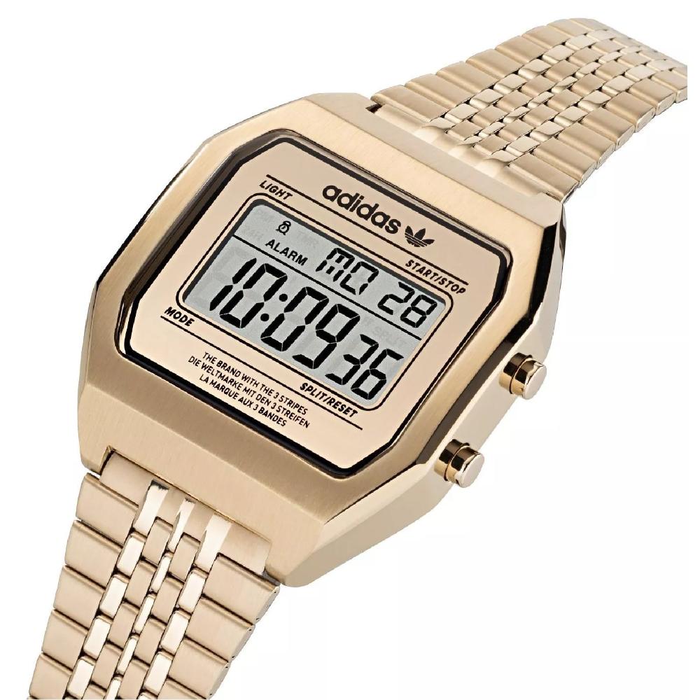 Miniatura Relógio Adidas Digital Two AOST22074M Dourado