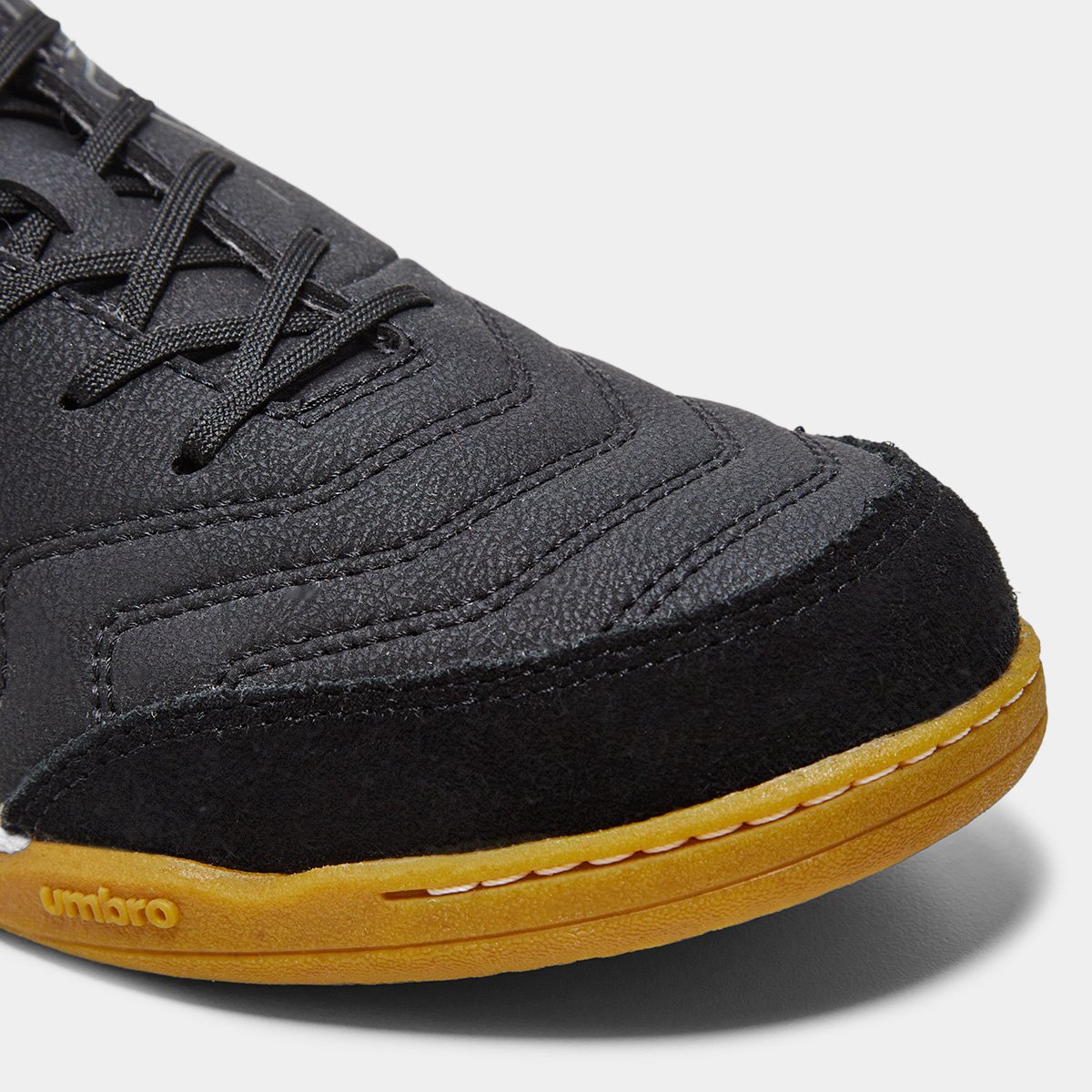 Chuteira Futsal Umbro Pró 5 Bump Club Unissex Preto+Prata - 37